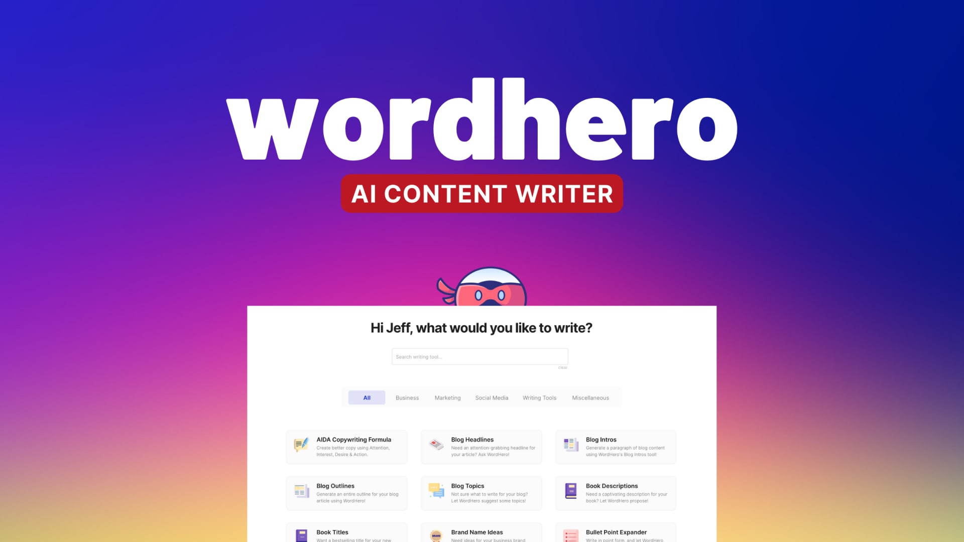 1 AI Writing Software AI Writer Assistant WordHero 1 ai writing software ai writer assistant wordhero